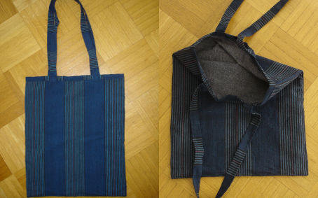 Umhängetasche Leinen Jeans